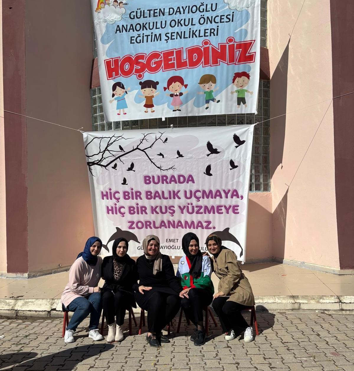 Emet G&uuml;lten Dayıoğlu Anaokulu&rsquo;nda eğitim şenliği
