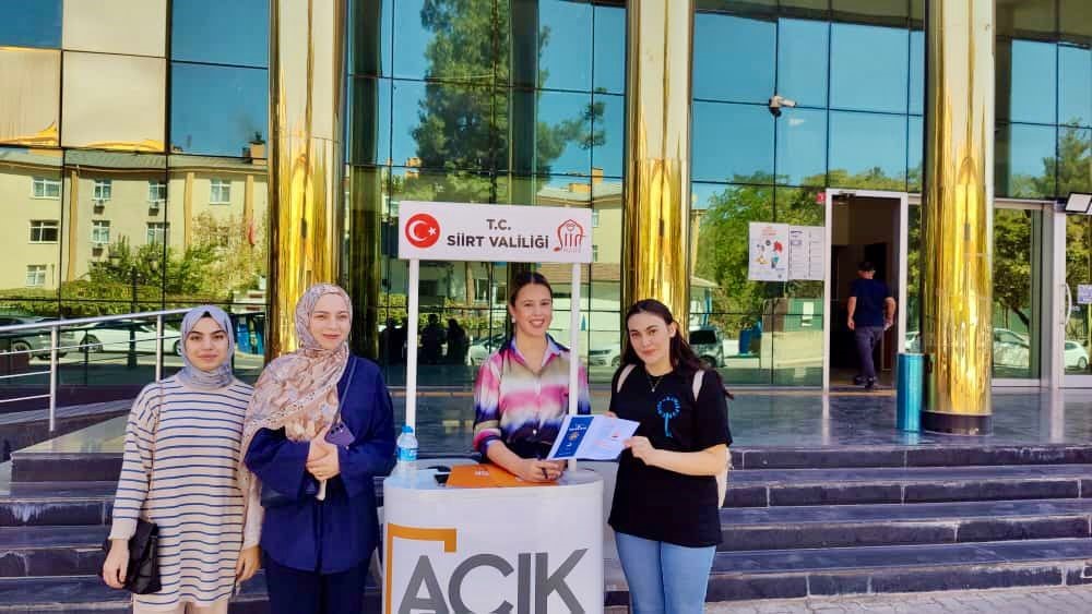 Siirt&rsquo;te kadına karşı şiddetle m&uuml;cadele bilgilendirmesi
