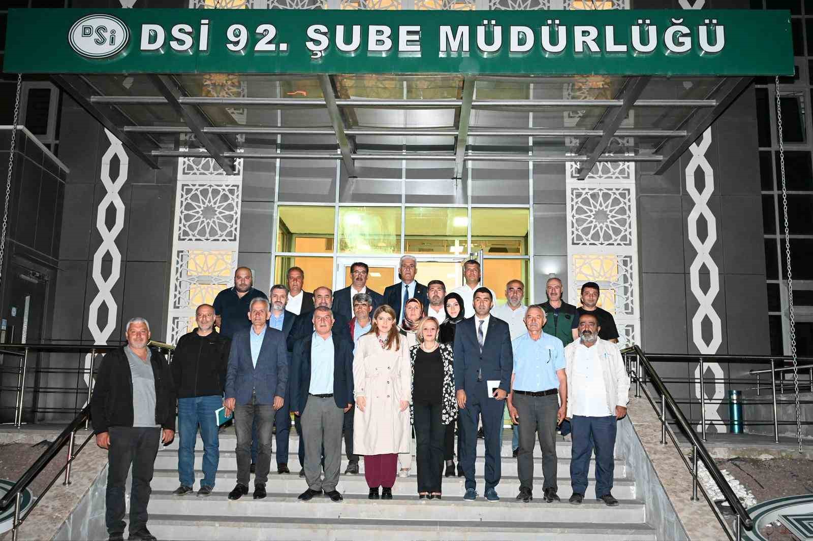 Beş ilçede sulama planı yeniden ele alındı