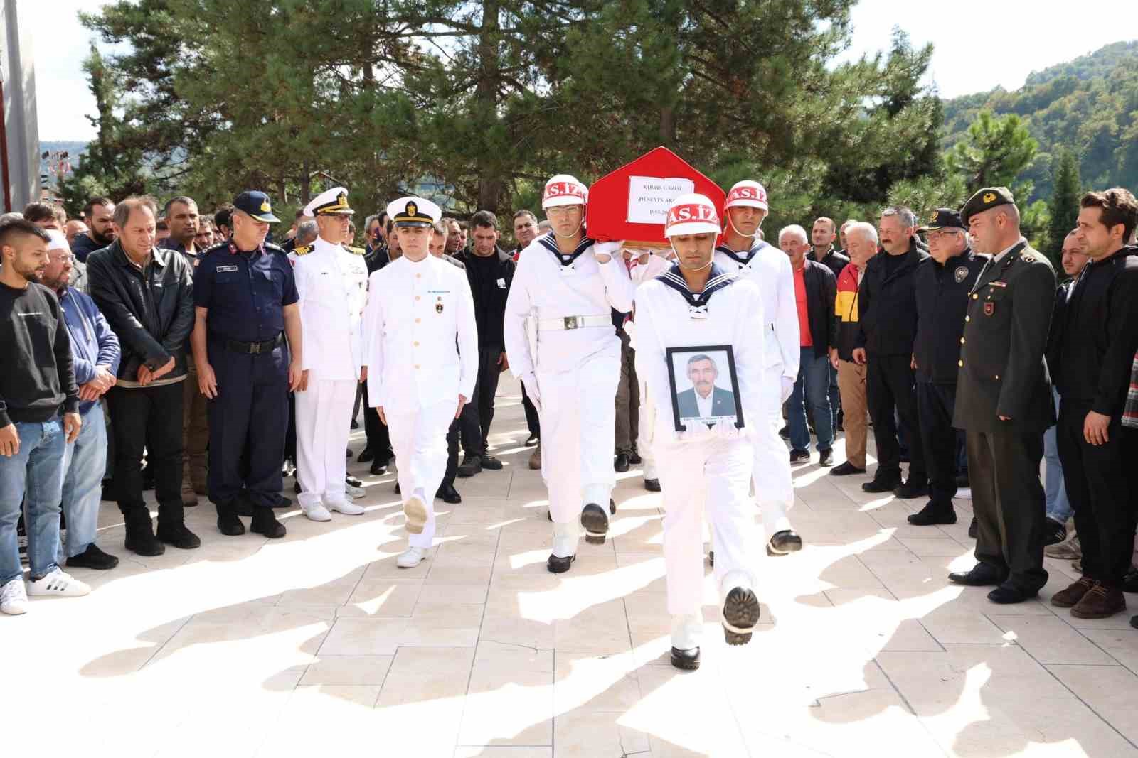 Zonguldak’ta Kıbrıs Gazisi son yolculuğuna uğurlandı