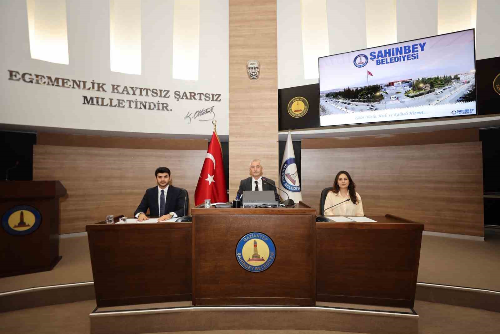 Şahinbey Belediyesi Ekim ayı meclis toplantısı yapıldı

