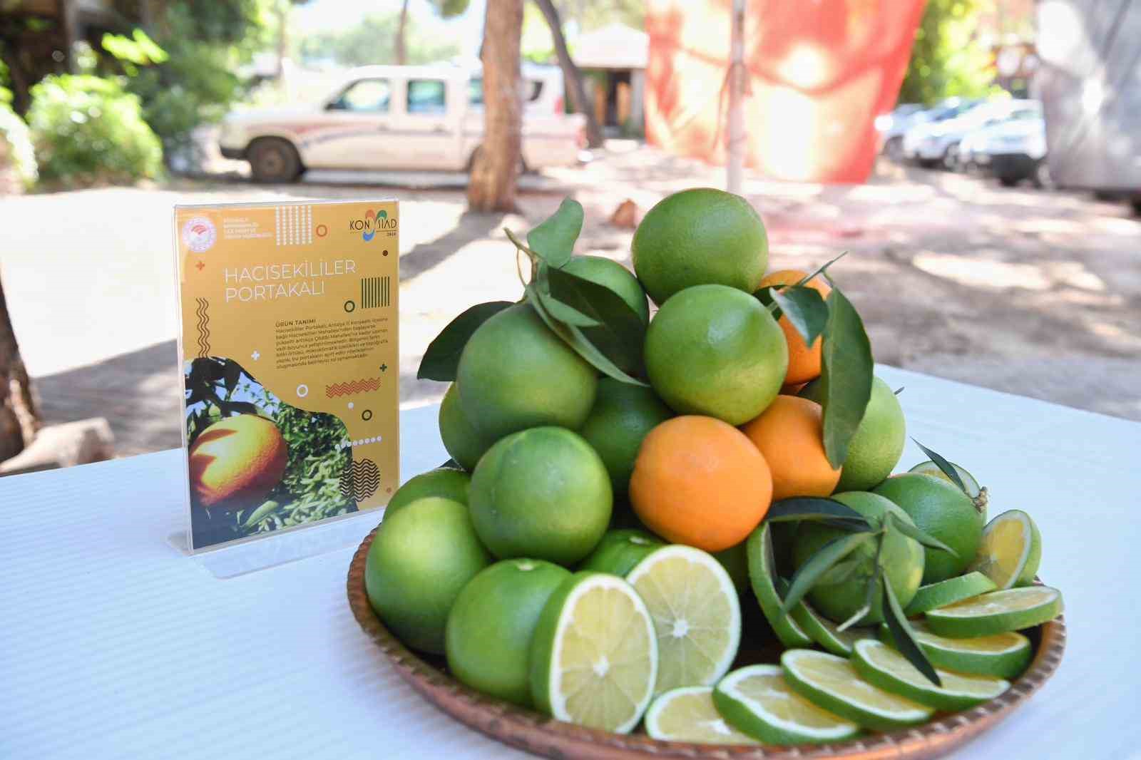 Konyaaltı’nda coğrafi işaretli ürünler tanıtıldı