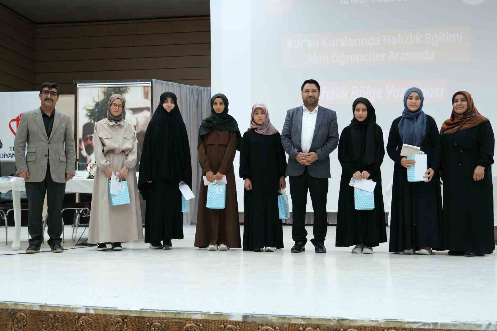 Erzincan’da 2025 Yılı Hafızlık 3. Bölge Yarışması yapıldı