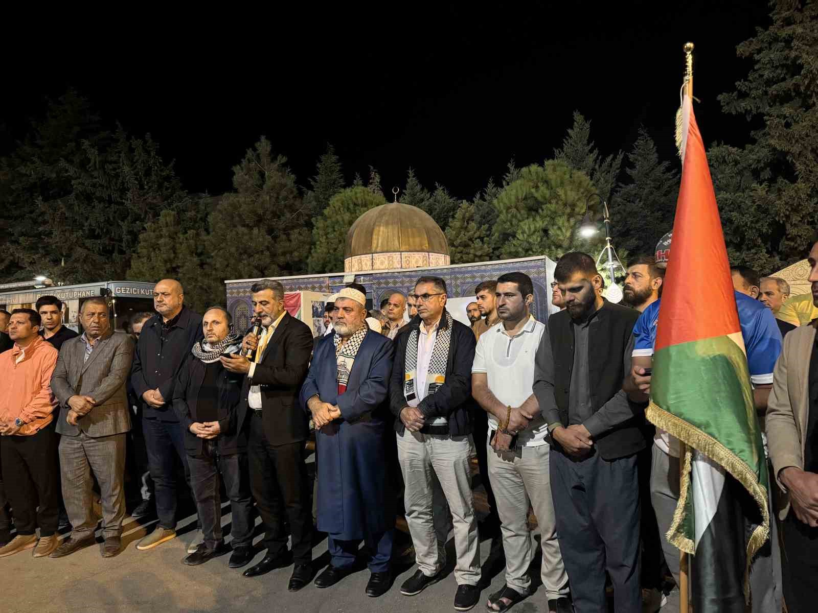 Mardin’de İsrail’in saldırılarına tepki