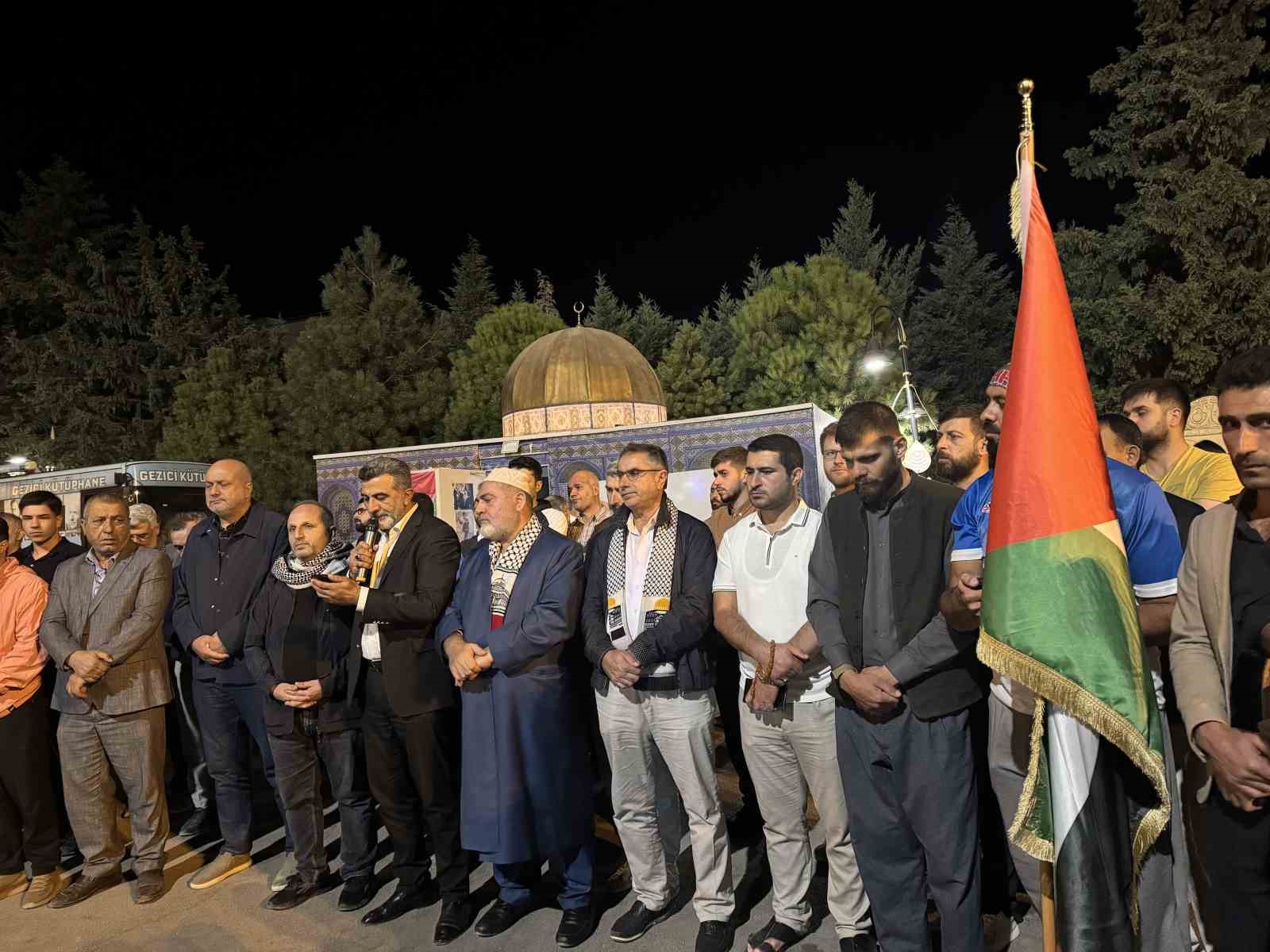 Mardin’de İsrail’in saldırılarına tepki