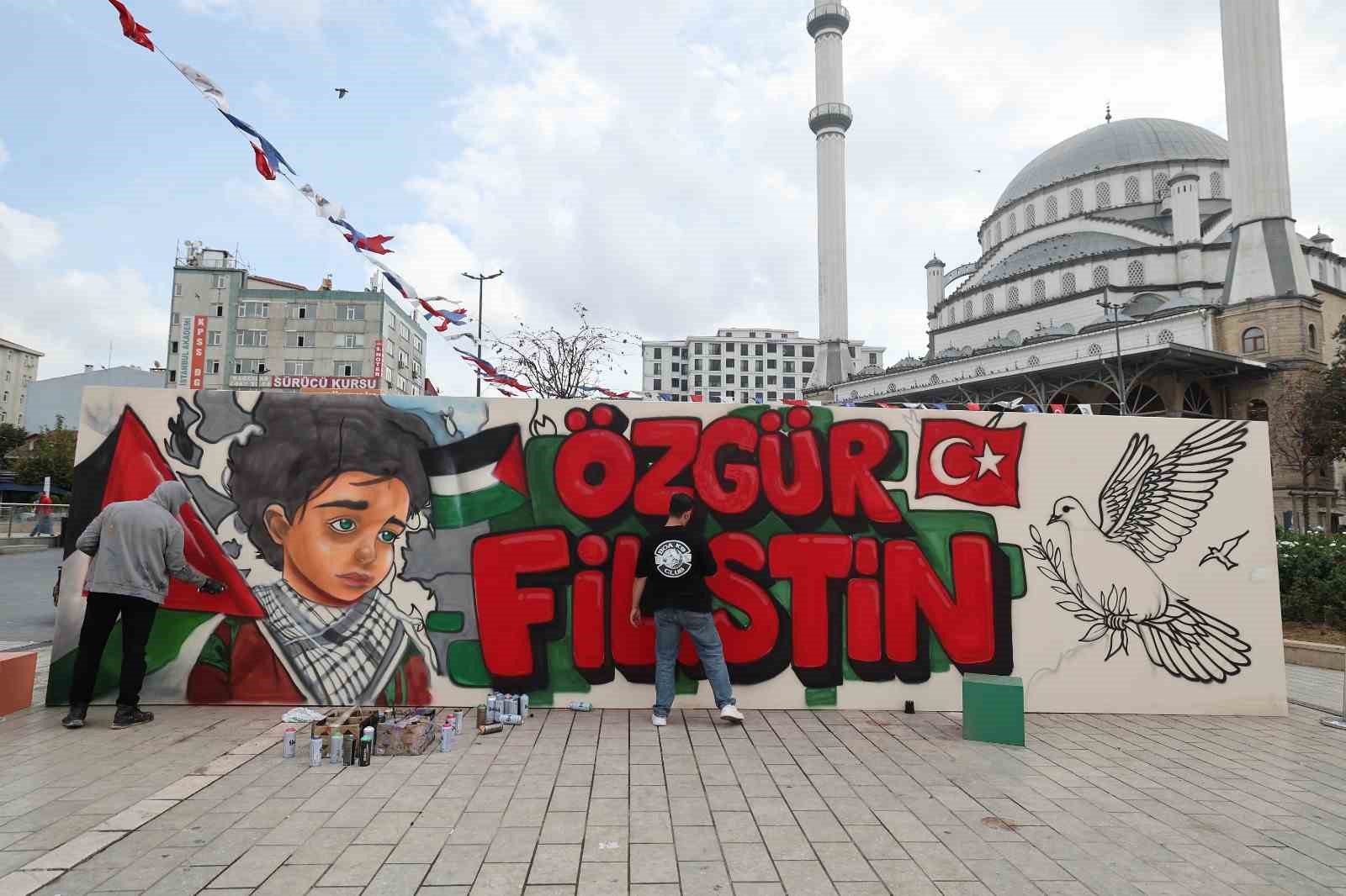 Bağcılar Kitap Fuarı&rsquo;nda Filistin unutulmadı
