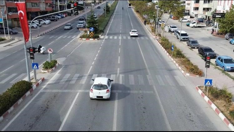 Bilecik&rsquo;te drone destekli trafik denetimi

