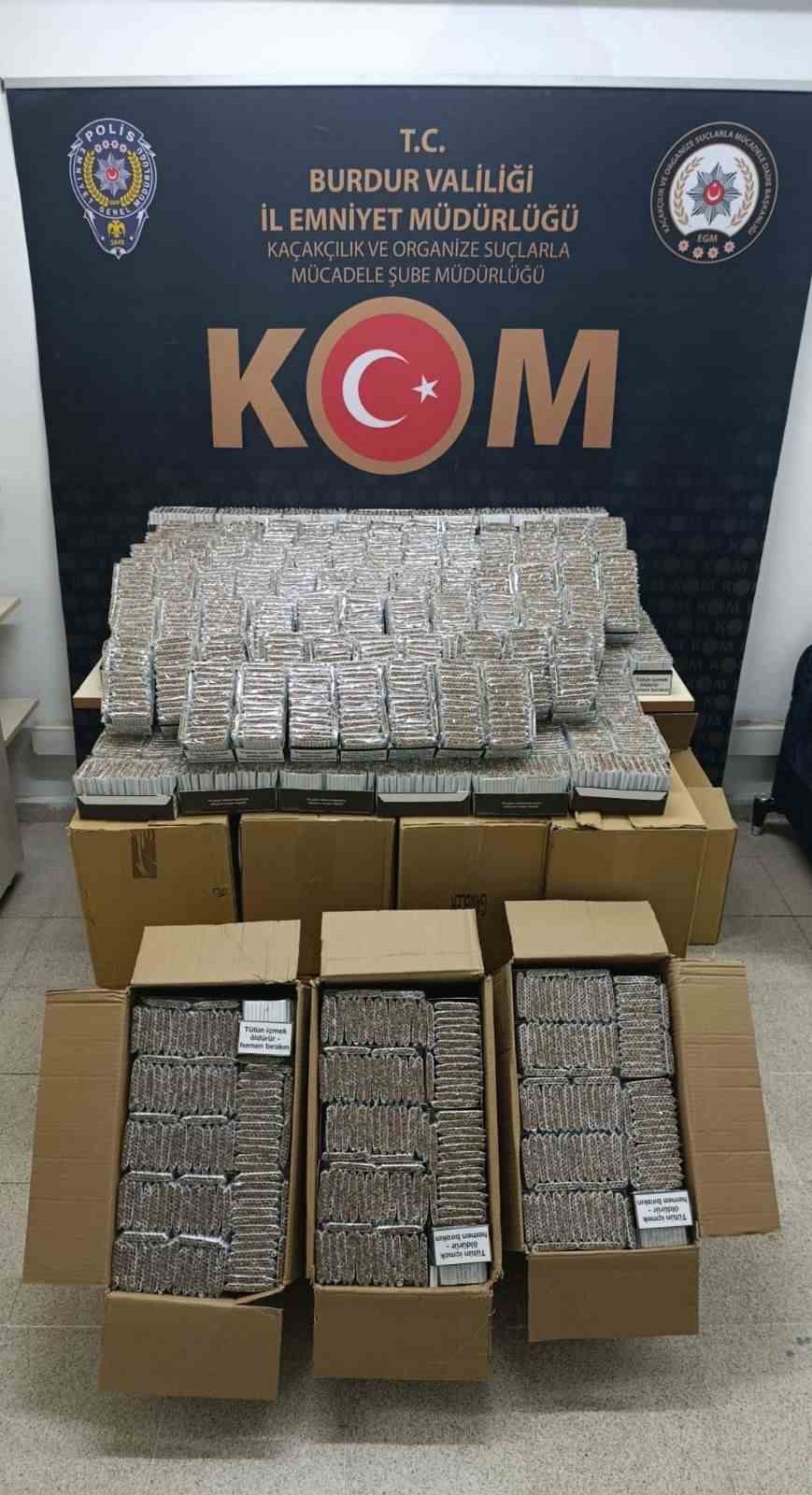 Burdur&rsquo;da binlerce ka&ccedil;ak &uuml;r&uuml;n ele ge&ccedil;irildi
