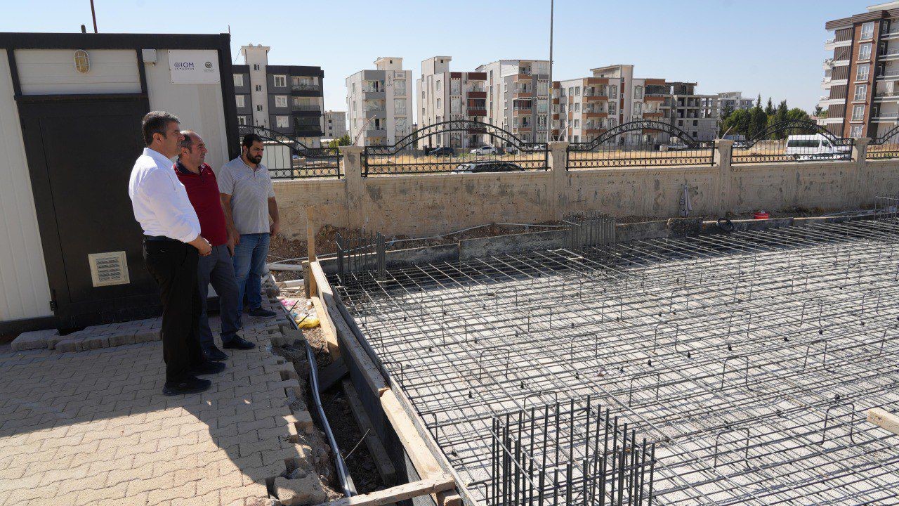 Adıyaman Belediyesi ek hizmet binası inşaatı devam ediyor