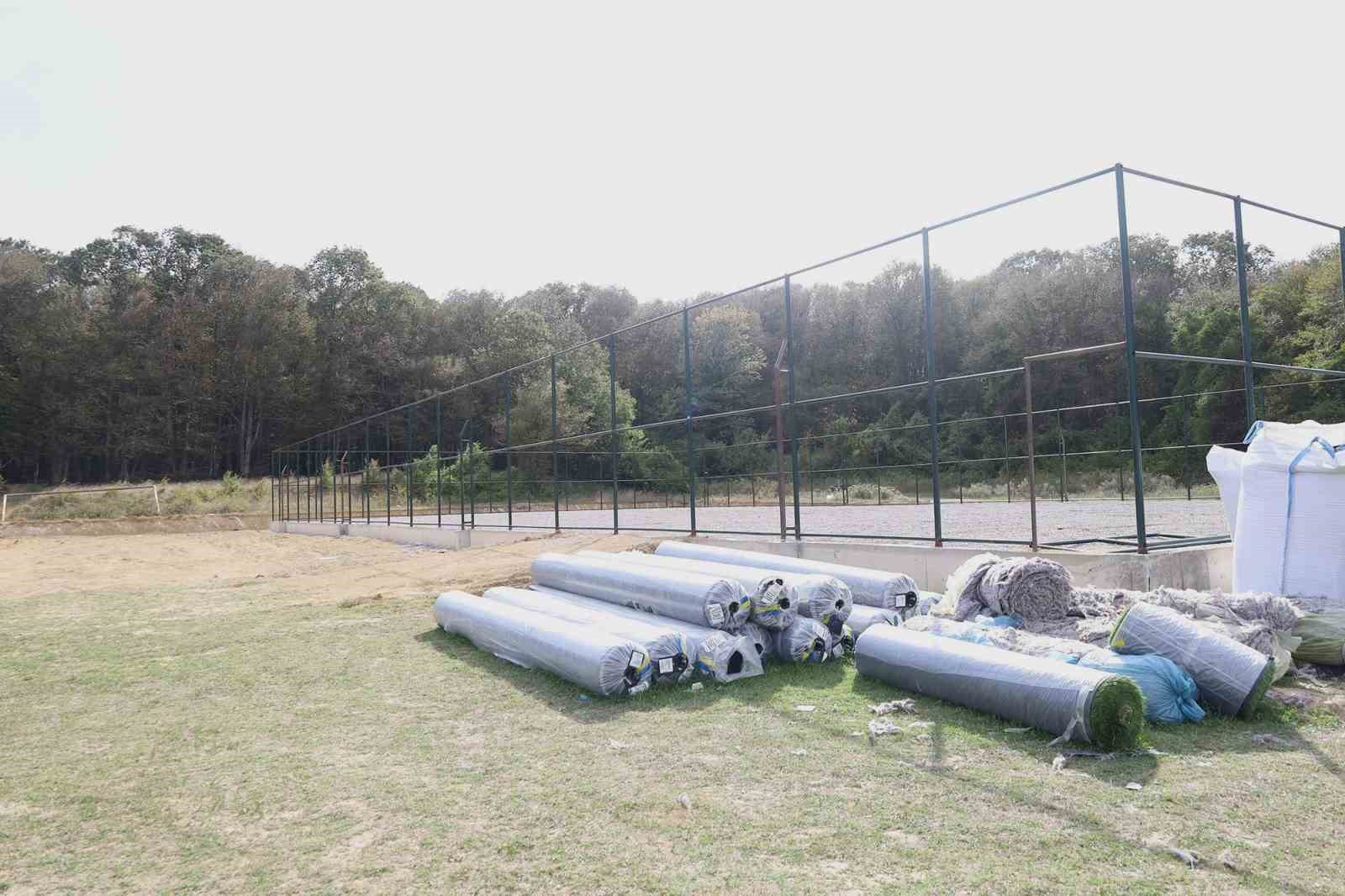 Sakarya Büyükşehir’den Sinanoğlu Mahallesi’nin gençlerini sevindiren yatırım