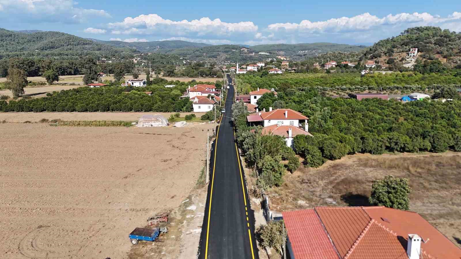 Ula Şirinköy-Çıtlık’ta yol çalışmaları tamamlandı