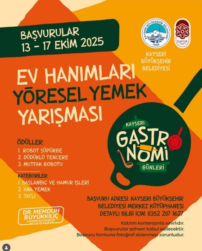 Başkan B&uuml;y&uuml;kkılı&ccedil;: "Gastronomi G&uuml;nleri&rsquo;nde lezzetler konuşacak"
