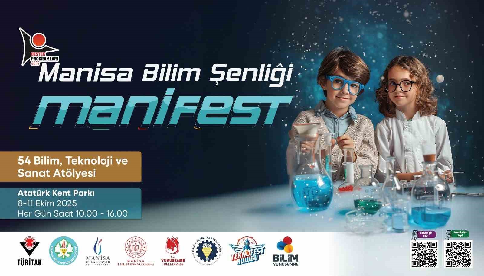 Manisa’da Bilim Şenliği heyecanı başlıyor