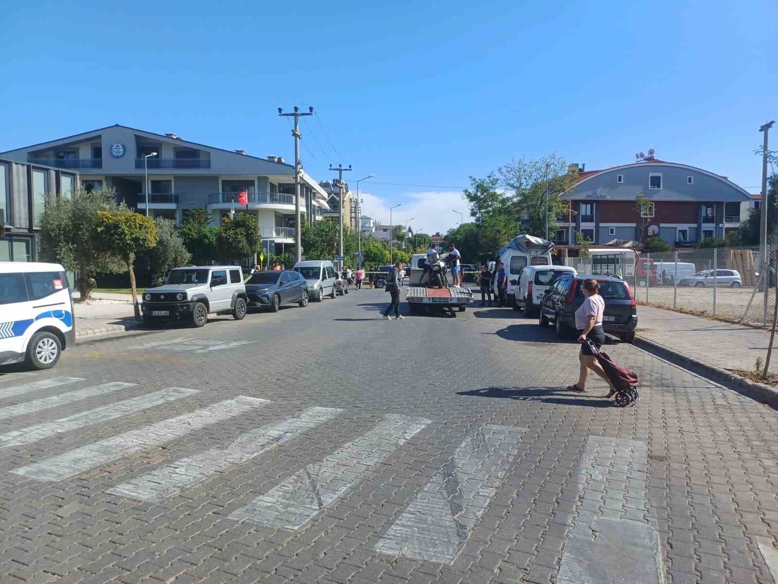 Marmaris’te motosikletli saldırı: 1 yaralı