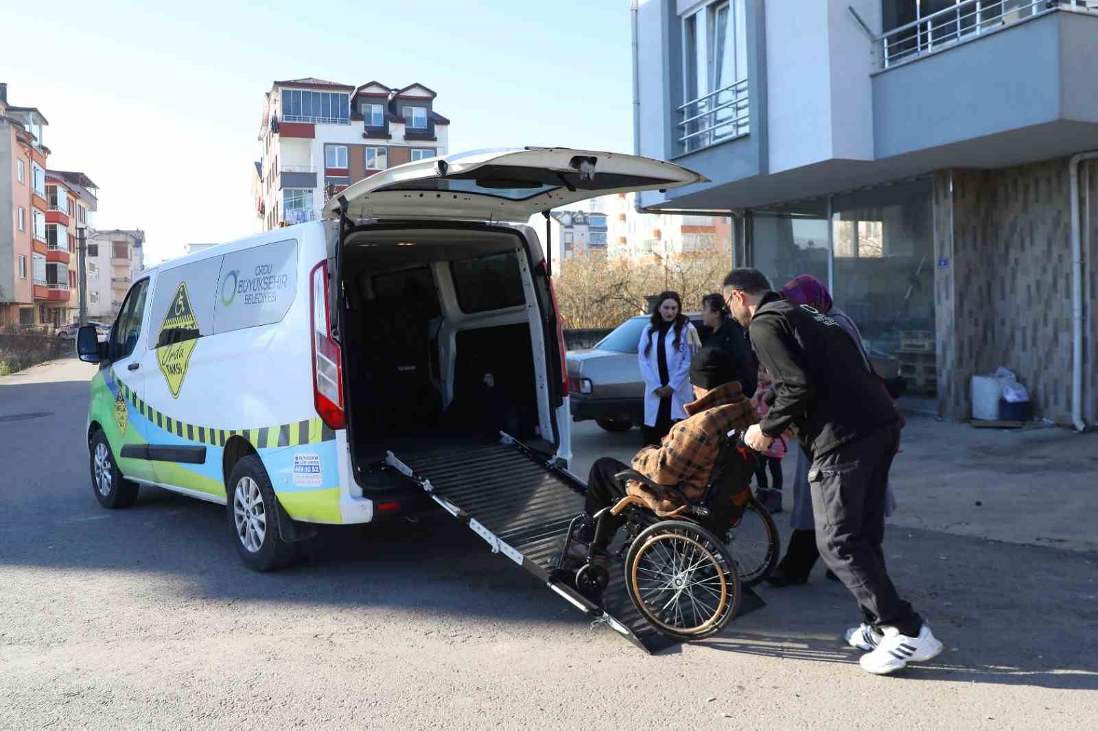 Ordu’da ‘Engelsiz Taksi’ projesi