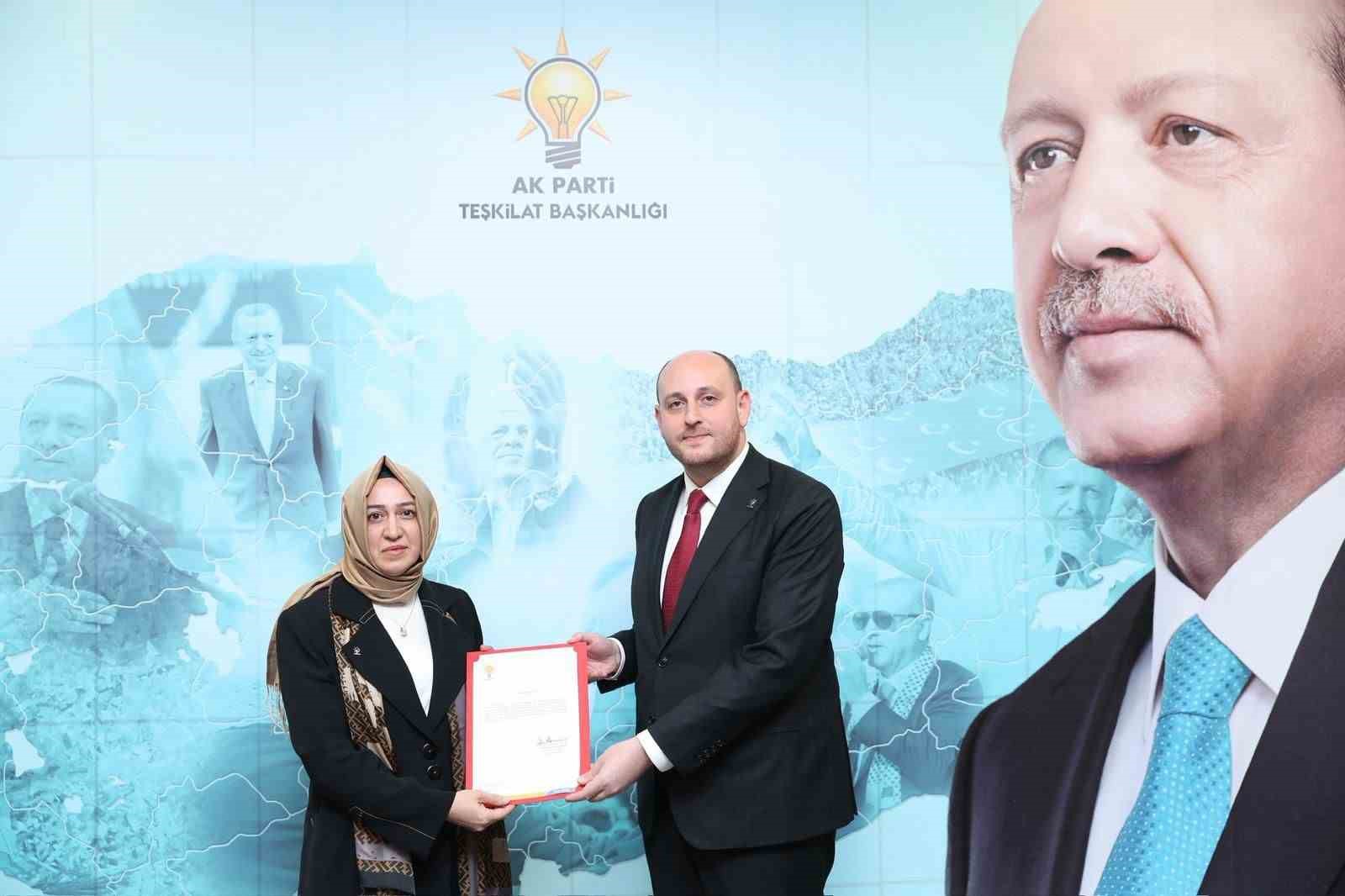 Başkan Özdoğan; Kayseri’nin ilk kadın ilçe başkanını tebrik etti