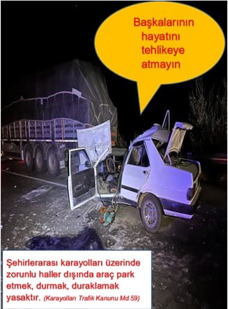 Emniyet şeridini kontrols&uuml;z şekilde kullananlara uyarı
