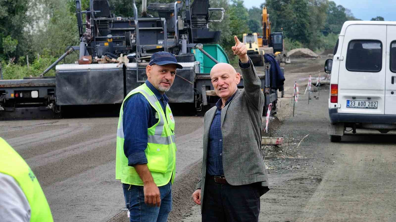 Terme’ye 25 metrelik ana arter