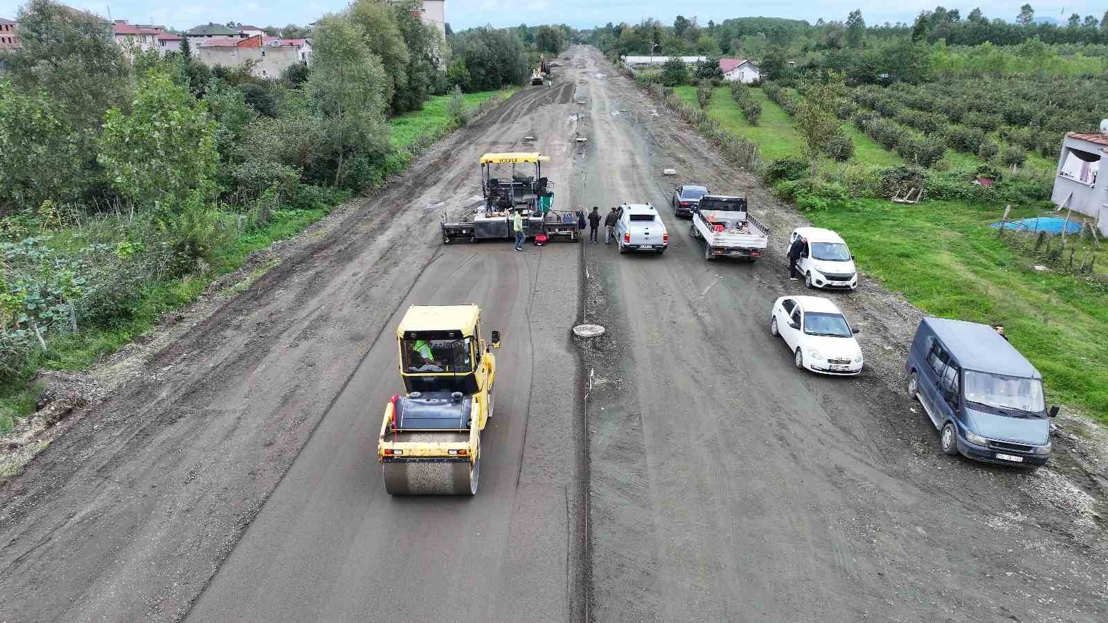 Terme&rsquo;ye 25 metrelik ana arter
