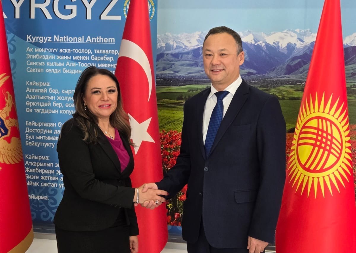 Prof. Dr. Aysun Bay&rsquo;dan Kırgızistan B&uuml;y&uuml;kel&ccedil;isi Kazanbaev&rsquo;e stratejik ziyaret
