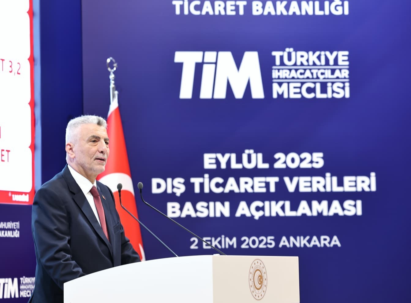 Bakan Bolat: "Eyl&uuml;l ayında hem aylık hem de yıllıklandırılmış mal ihracatında rekor kırdık"
