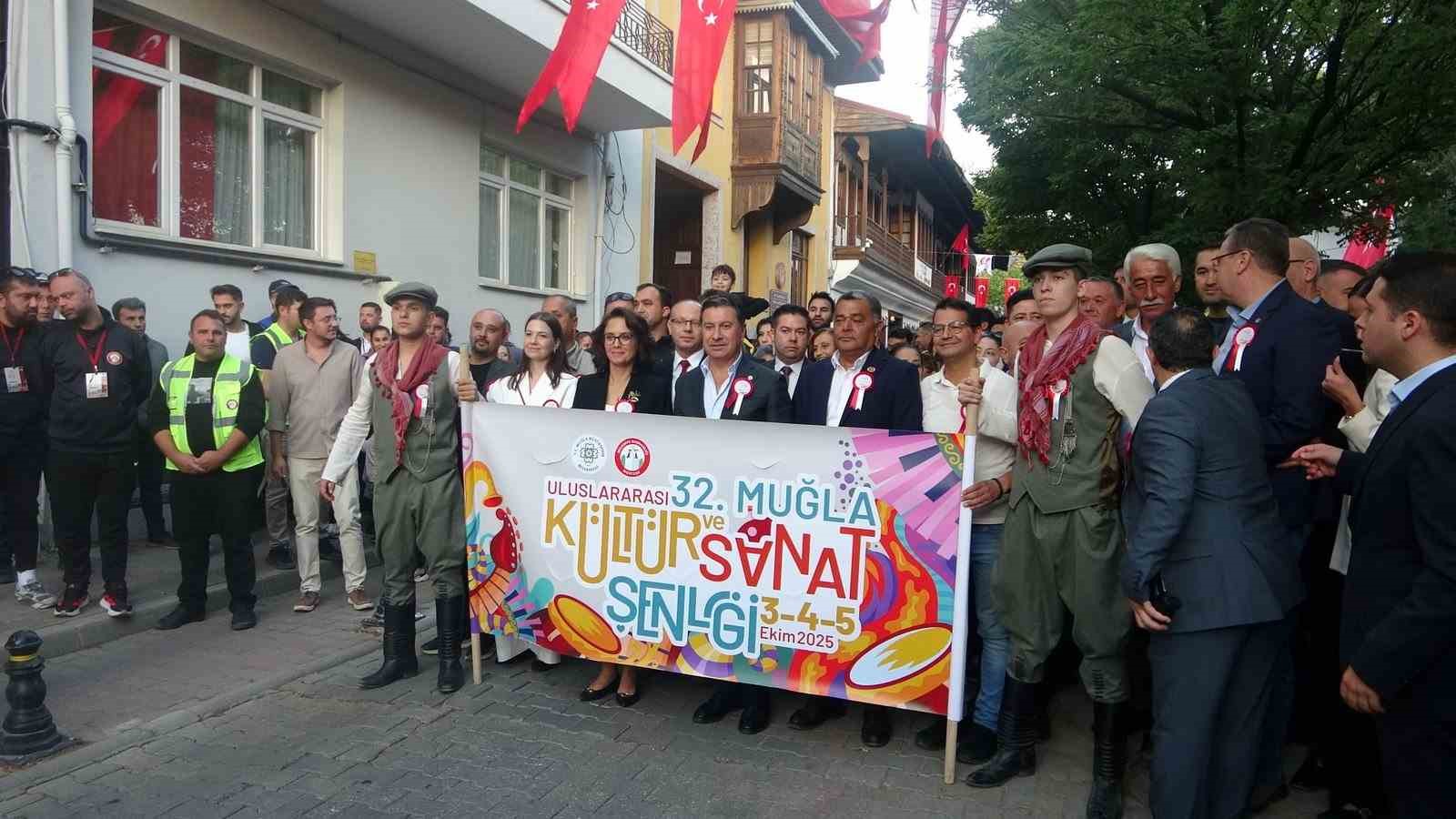 32. Uluslararası Muğla k&uuml;lt&uuml;r ve sanat şenliği başladı
