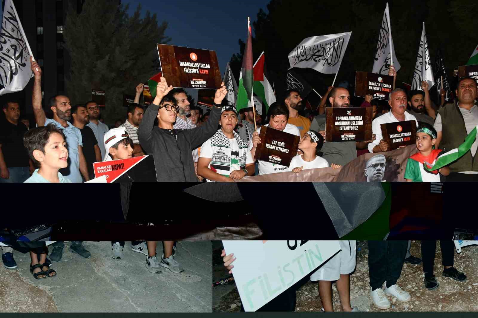 Siverek’te Sumud Filosu’na destek konvoyu