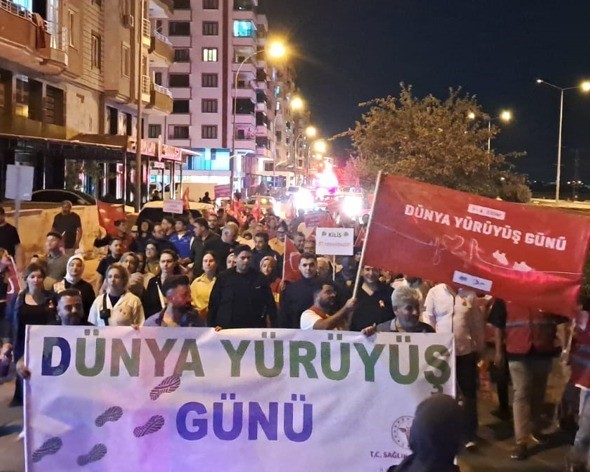 Kilis’te aileler sağlıklı yaşam için el ele yürüdü