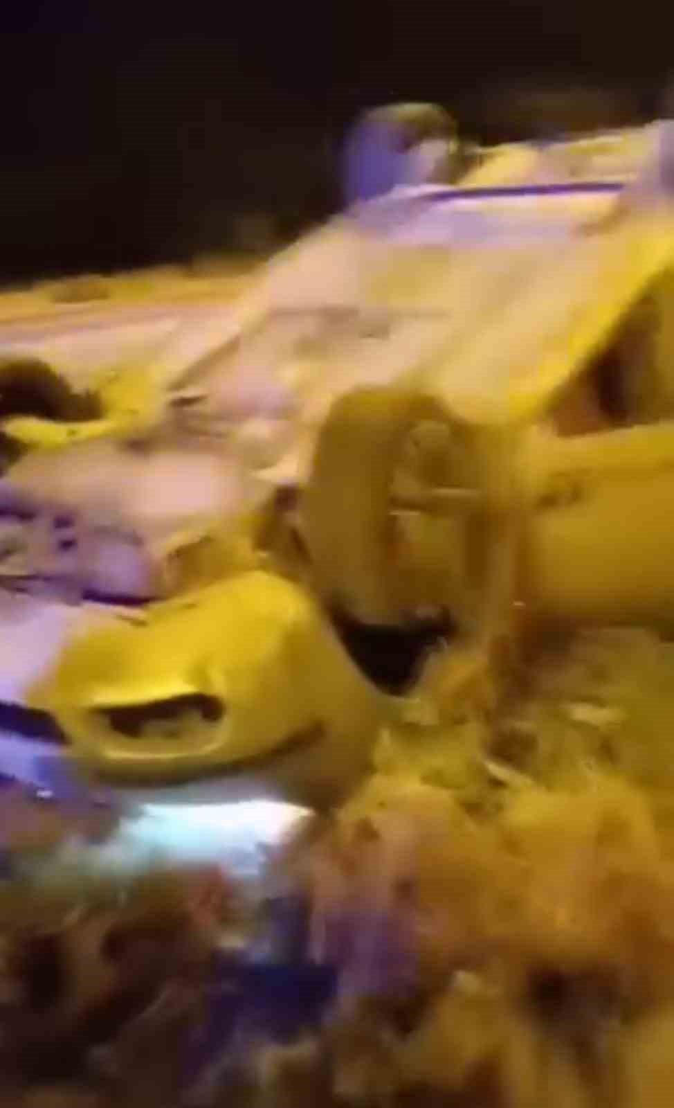 Iğdır-Tuzluca yolunda kaza: Otomobil ters d&ouml;nd&uuml;, 1 kişi yaralandı
