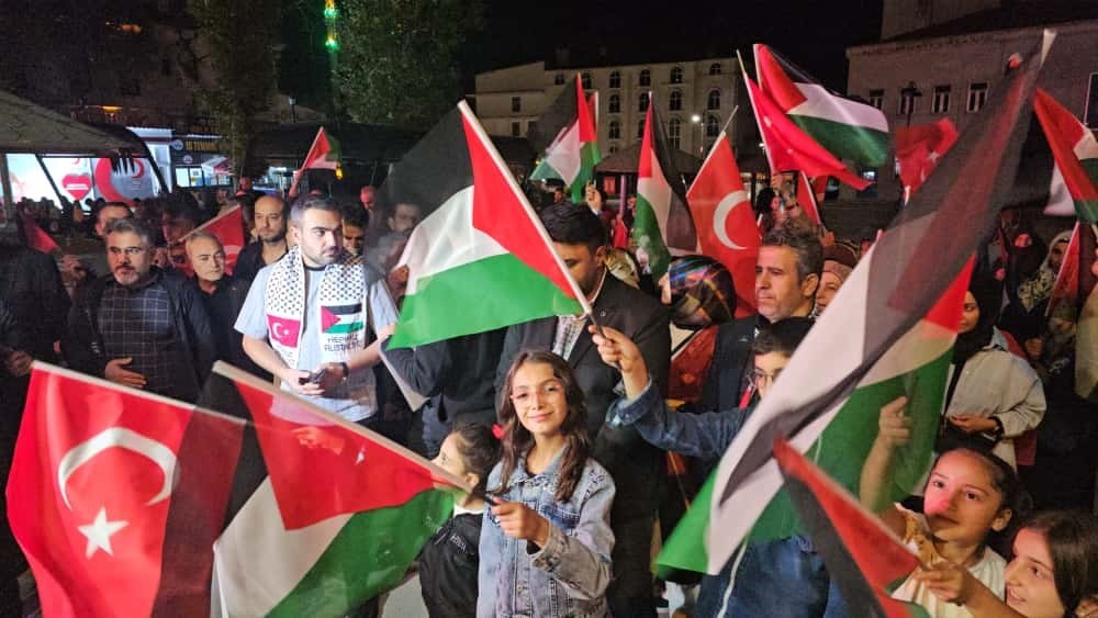 Elazığ’da Sumud Filosu’na müdahaleye tepki