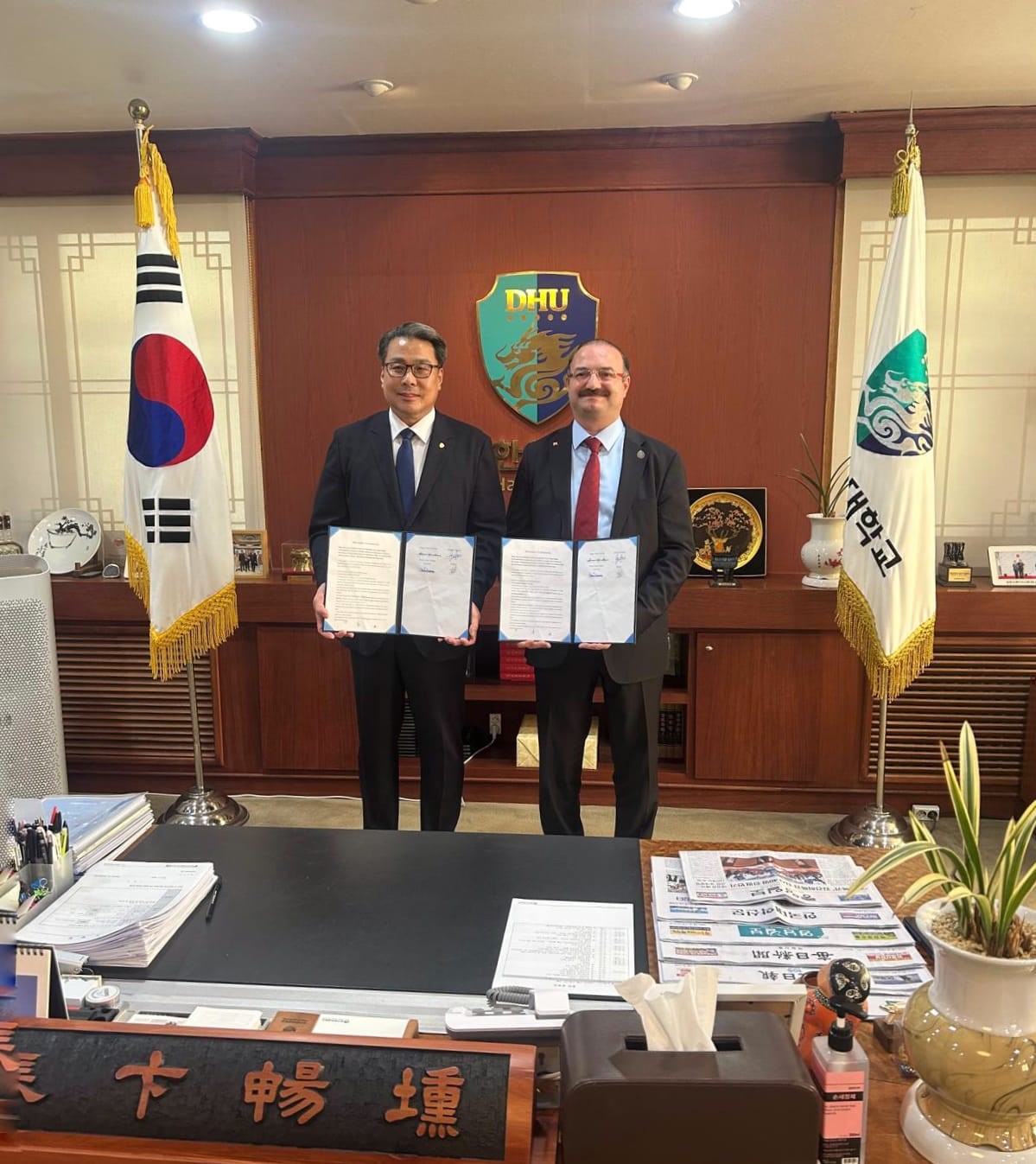 Atat&uuml;rk &Uuml;niversitesinden G&uuml;ney Kore&rsquo;de stratejik iş birliği ziyaretleri
