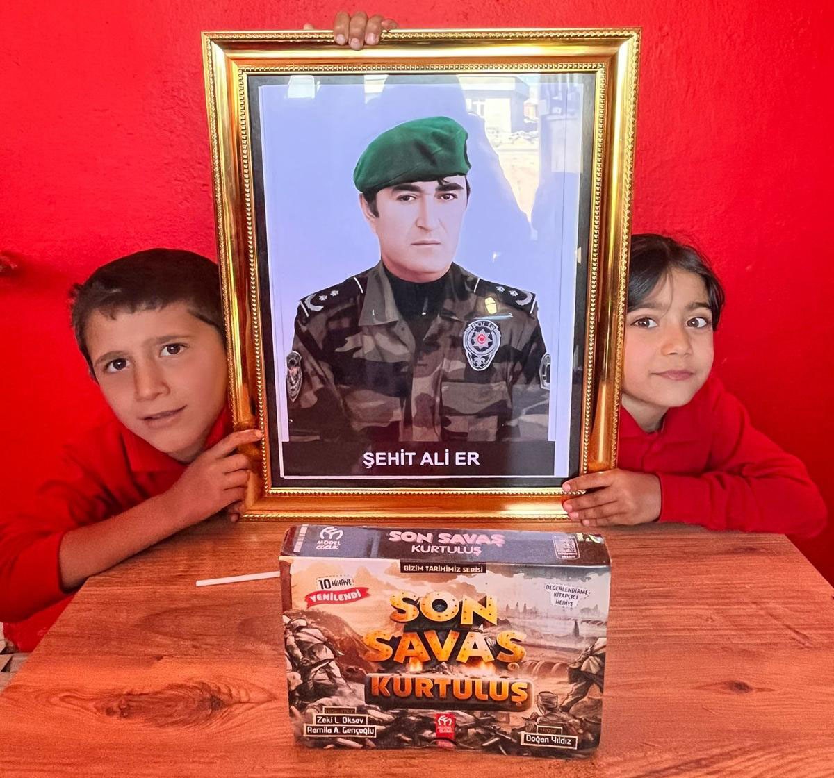 Siverek kamışlı ilkokulu’nda şehitlerimiz için anlamlı çalışma