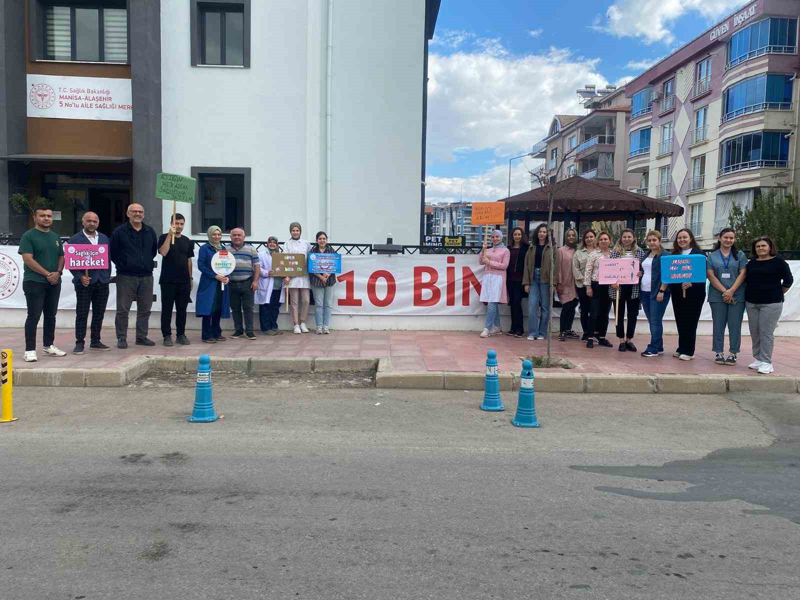 Alaşehir’de ’Dünya Yürüyüş Günü’ etkinliği