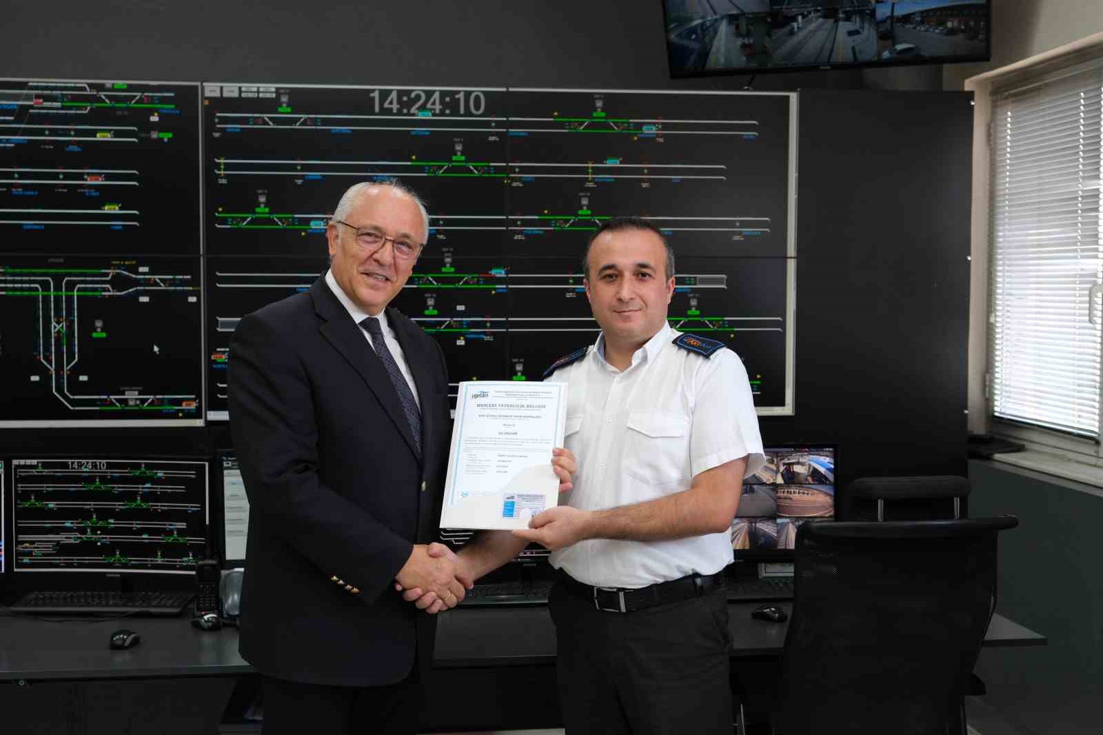 Antalya raylı sistem kontrol&ouml;rleri uluslararası sertifika aldı
