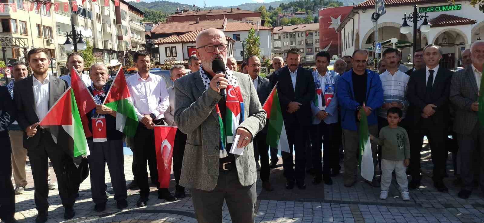 Devrek’ten Filistin’e destek, "Gazze bizim vicdanımızdır"