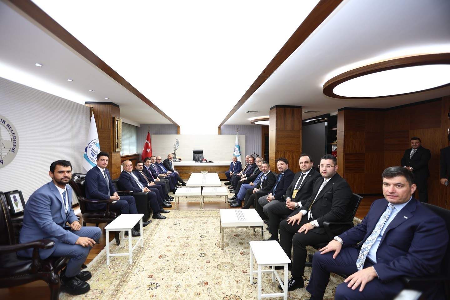 Başkan Büyükkılıç, MÜSİAD Genel Başkanı Özdemir’i ağırladı