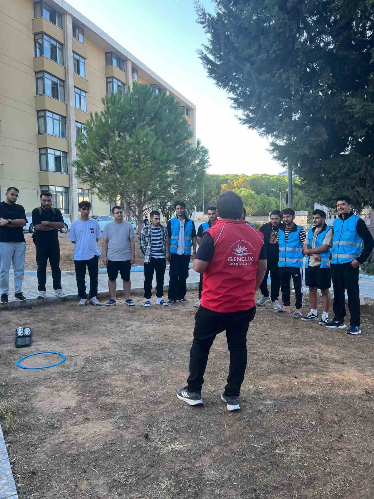 Muğla erkek öğrenci yurdunda Bocce turnuvası heyecanı