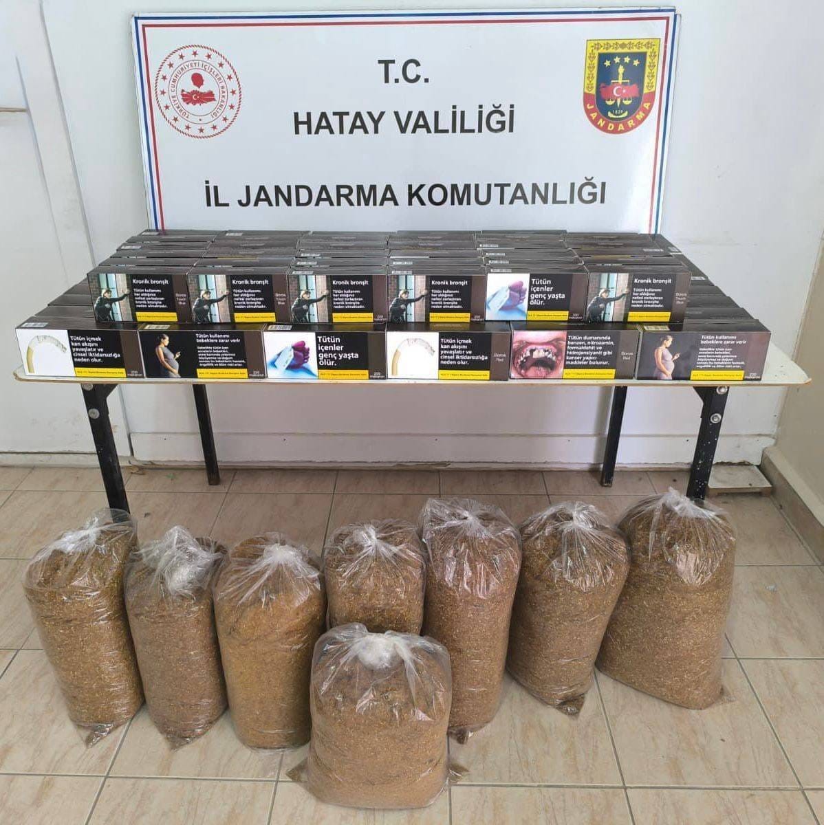 Hatay&rsquo;da Jandarma&rsquo;dan uyuşturucu ve ka&ccedil;ak&ccedil;ılık operasyonu
