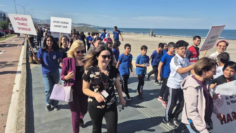 Samsun&rsquo;da sağlıklı yaşam y&uuml;r&uuml;y&uuml;ş&uuml;

