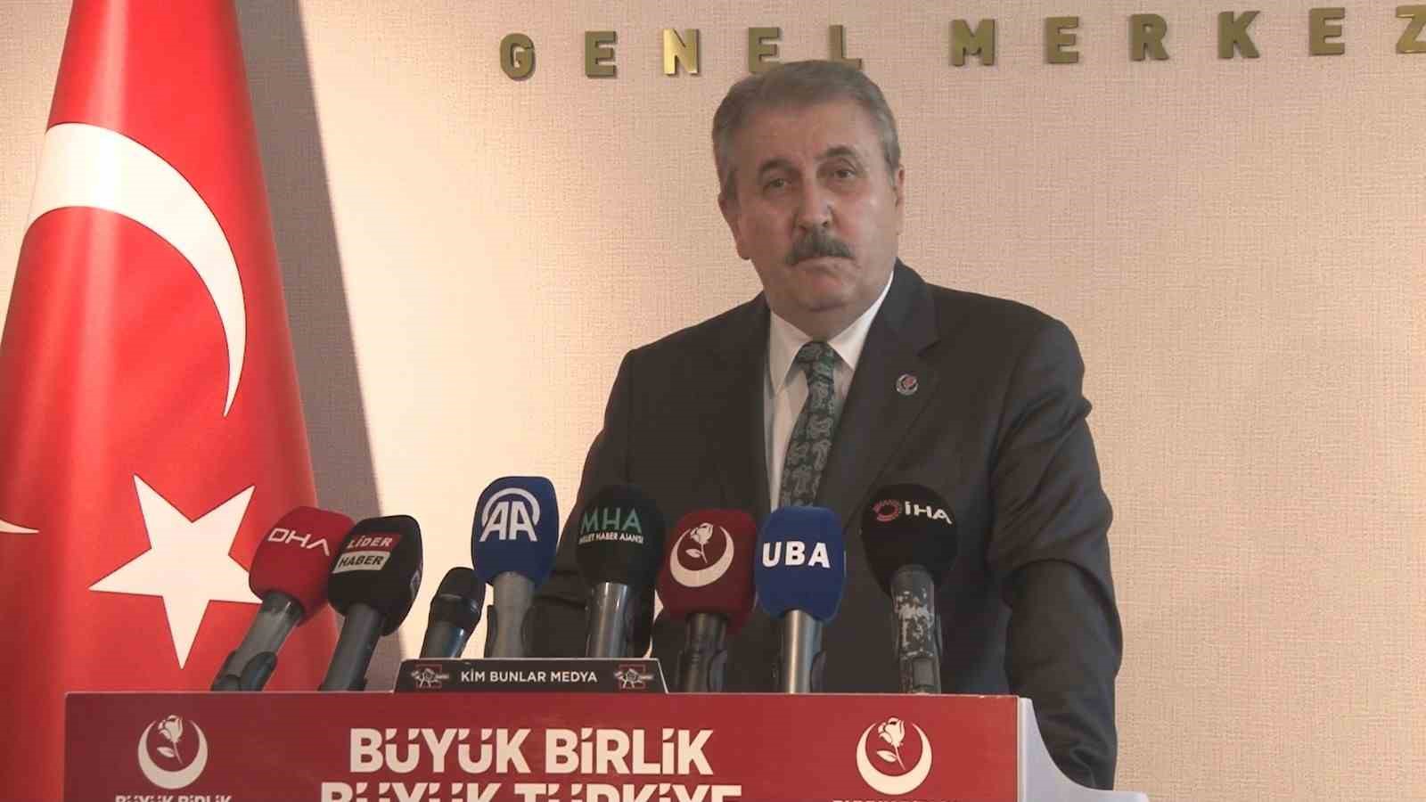 BBP lideri Destici: "Katil gruplarından en acımasızı Netanyahu’dur"