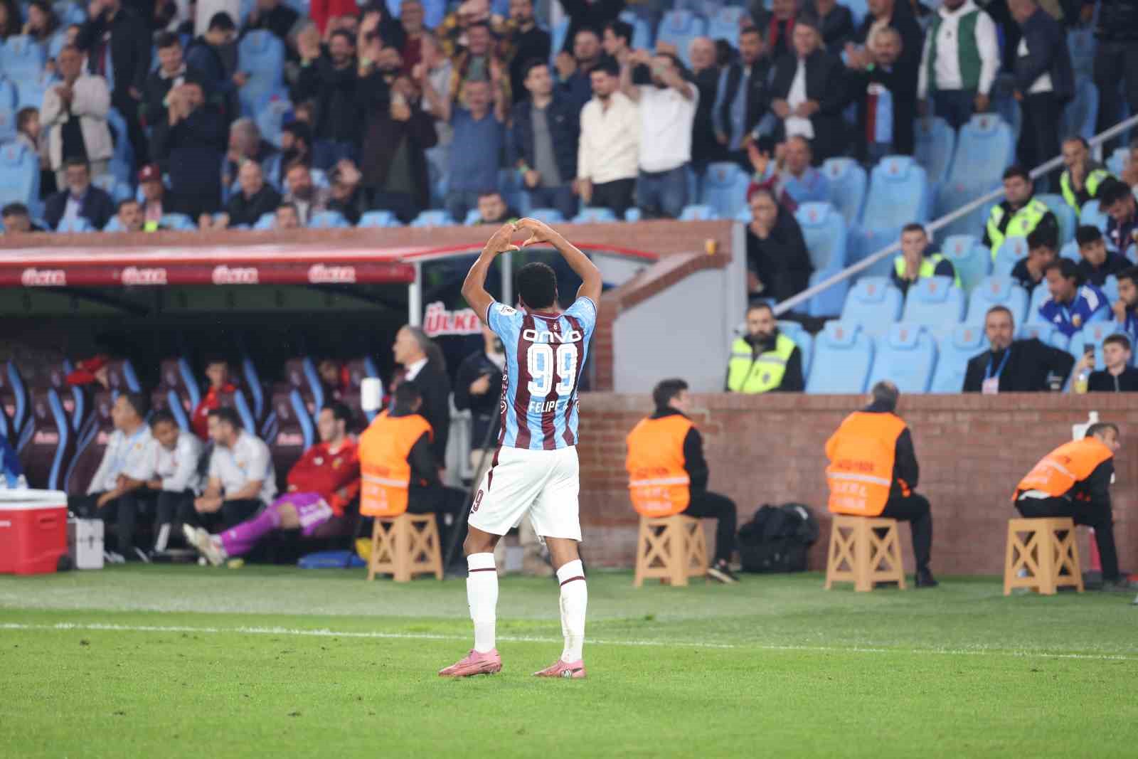Trendyol Süper Lig: Trabzonspor: 4 - Kayserispor: 0 (Maç sonucu)