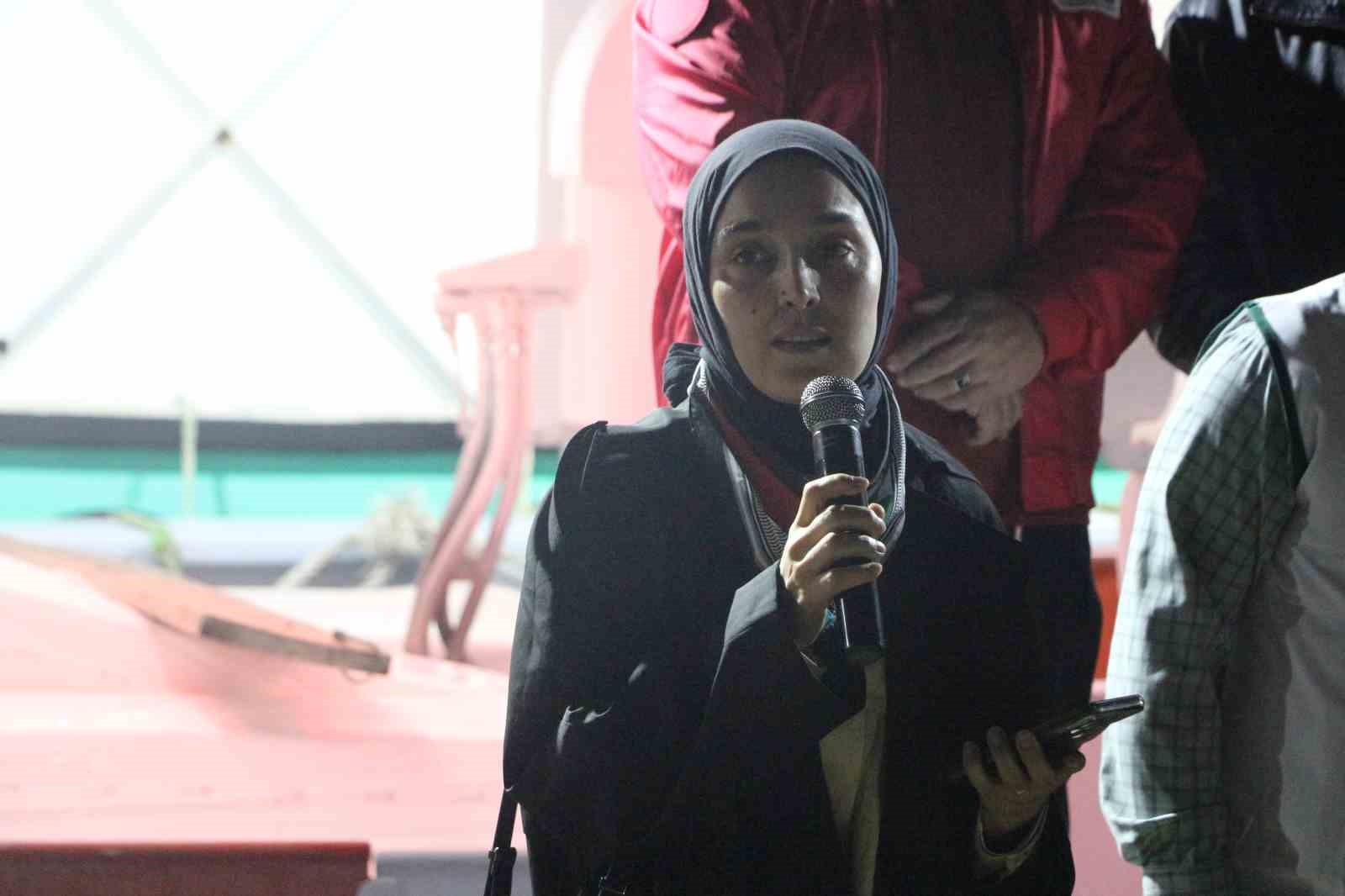 Sumud Filosu’nda alıkonulan aktivistin eşi: "Eşimle gurur duyuyorum"