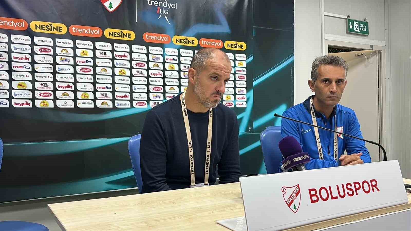 Boluspor - Esenler Erokspor maçının ardından
