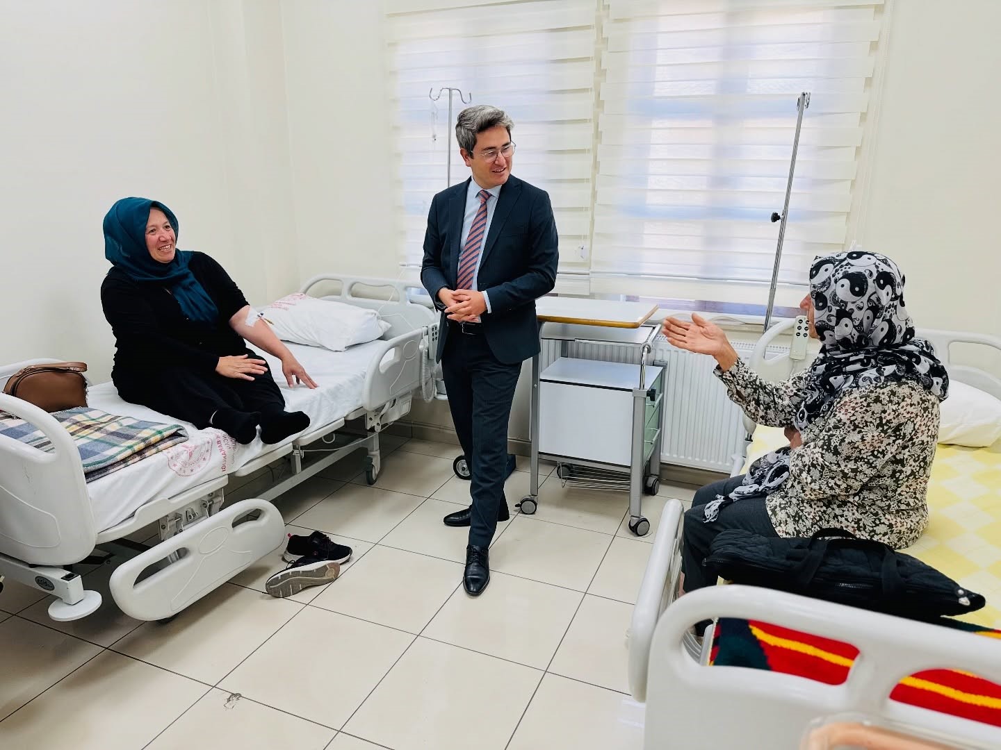 Kaymakam Arıkan hastanede incelemede bulundu