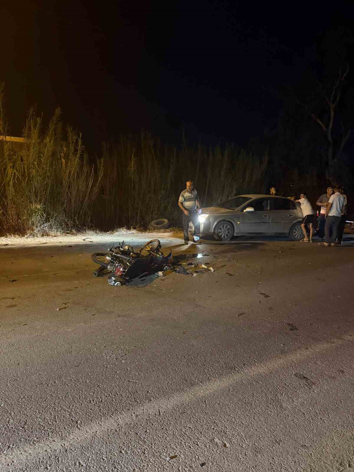 Hatay&rsquo;da 2 motosiklet kafa kafaya &ccedil;arpıştı: 1 &ouml;l&uuml;, 1 ağır yaralı
