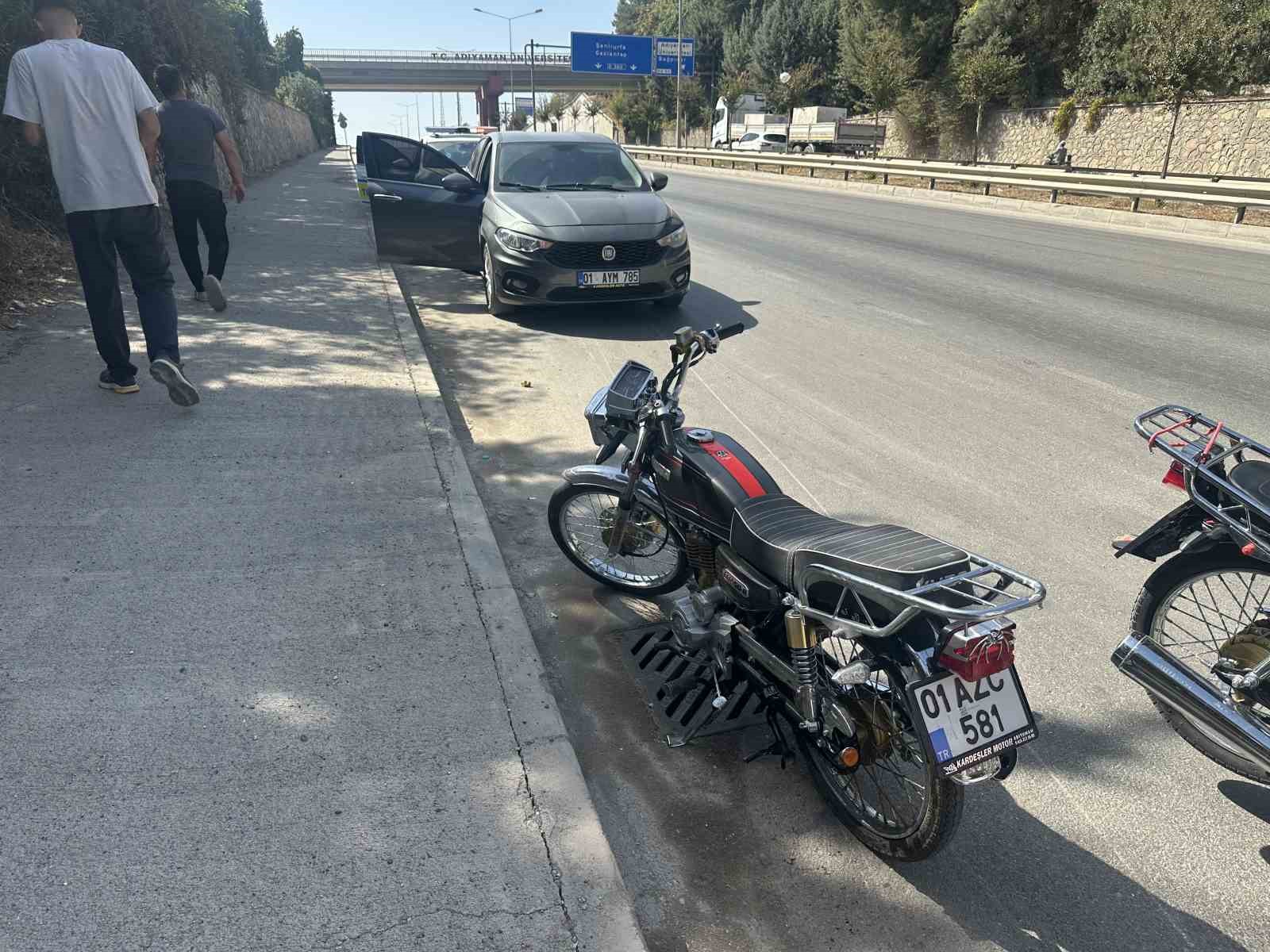 Otomobilin çarpıp kaçtığı kazada 1 kişi yaralandı