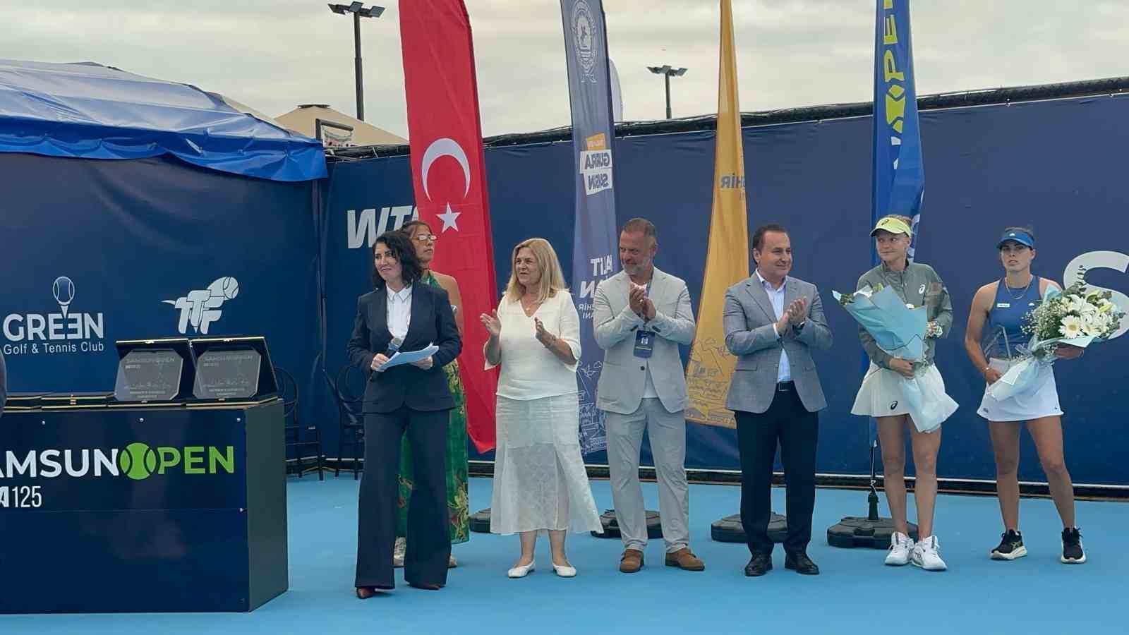 Samsun Open’da çiftler şampiyonları belli oldu
