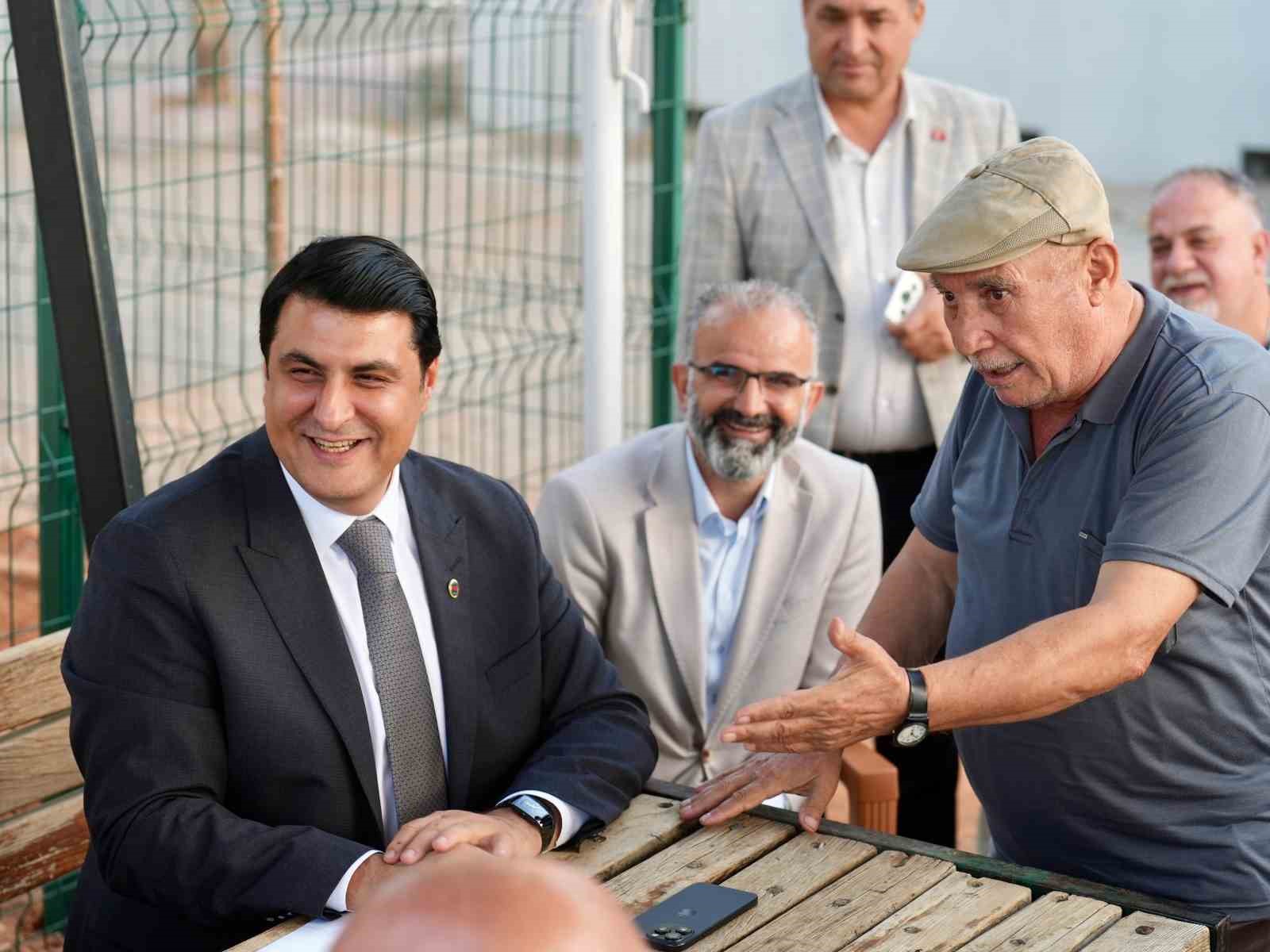 Yılmaz&rsquo;dan M&uuml;cahitler Mahallesi&rsquo;ne ziyaret
