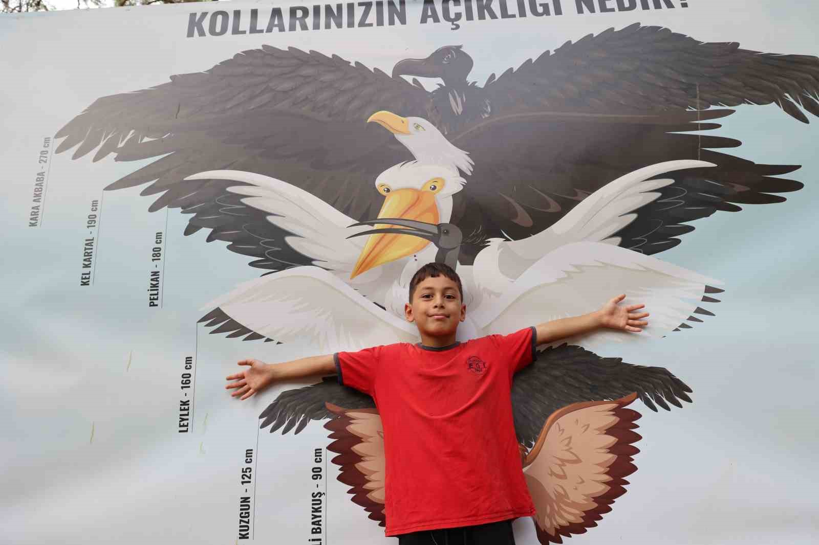 Çocuklar tedavisi tamamlanan güvercinleri doğaya saldı