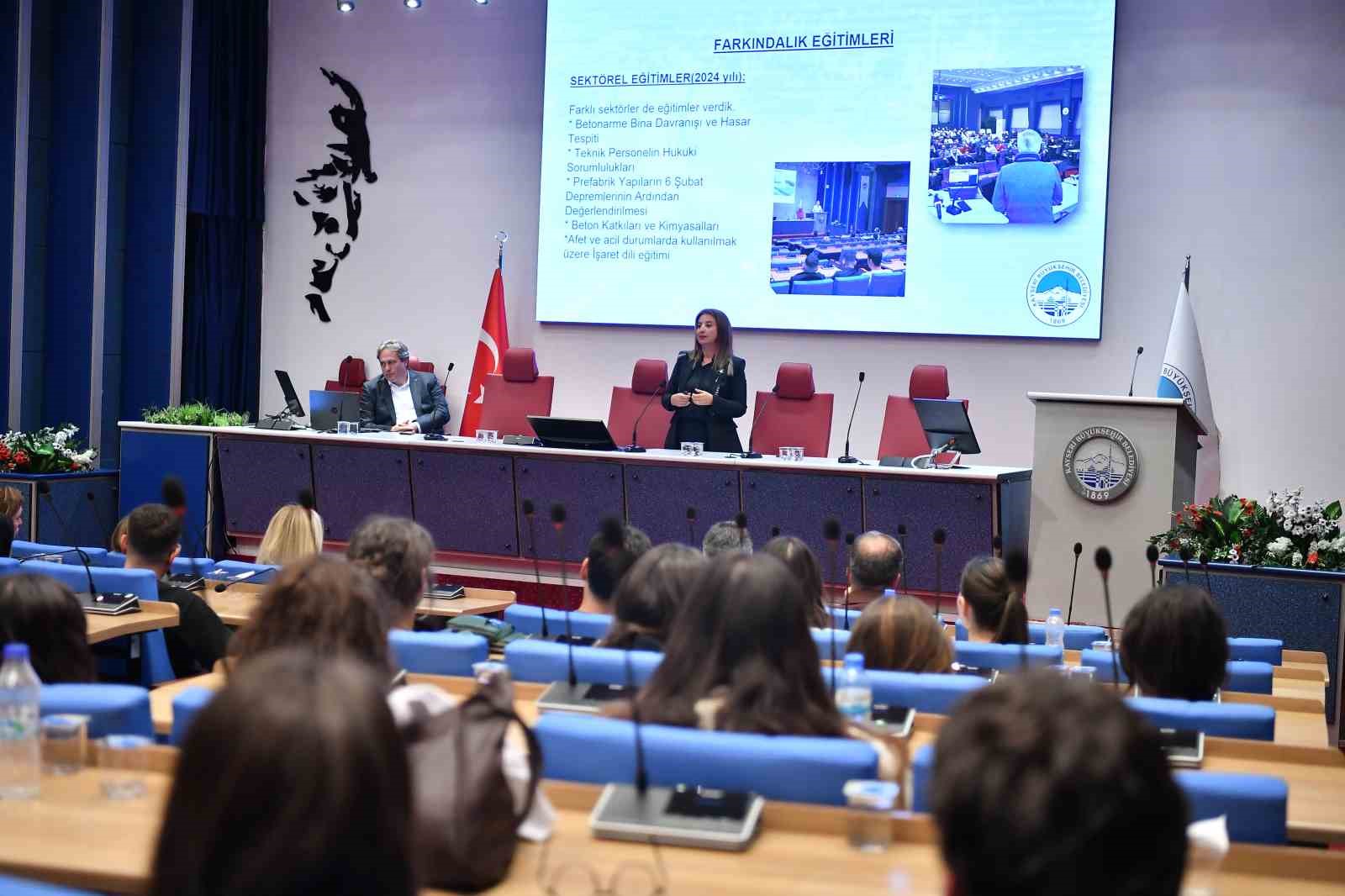 Kayseri B&uuml;y&uuml;kşehir, TOBB &Uuml;niversitesi &ouml;ğrencilerine tarihi ve afet risk azaltma projelerini anlattı
